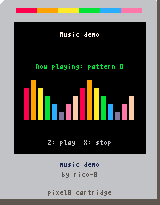 music demo cartridge